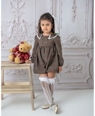  Unisex Petite Maison Blair Estate Tweed Romper