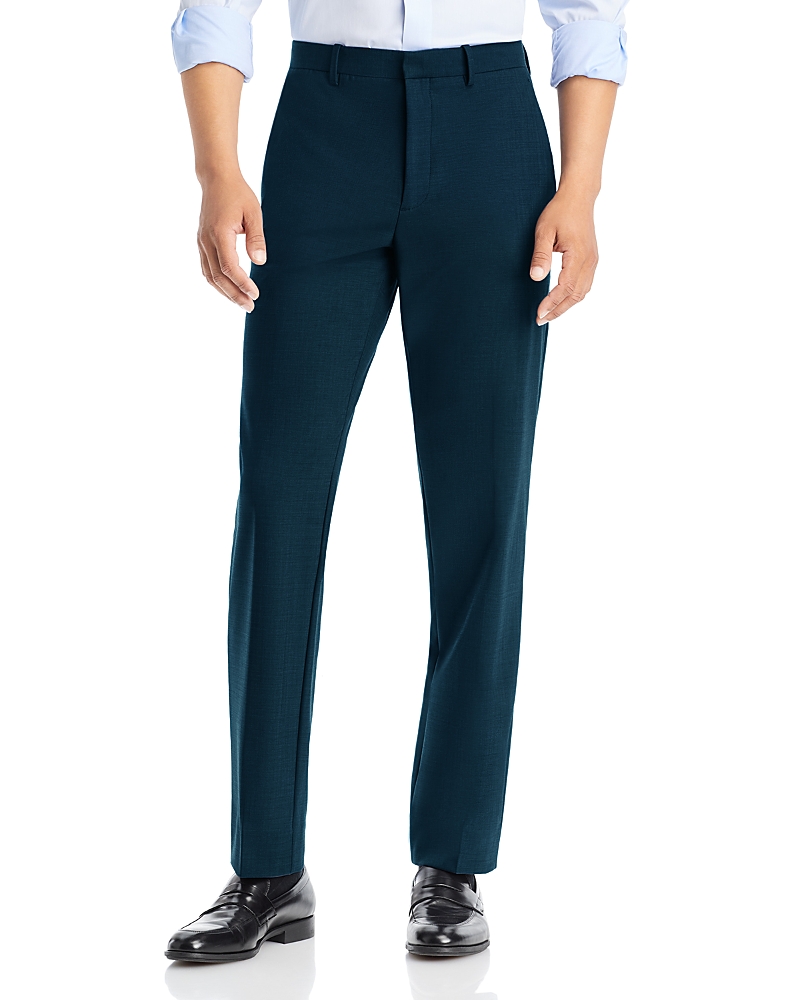 Theory Mayer Micro-birdseye Slim Fit Suit Pants In Altitude