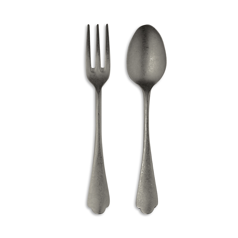 Mepra 2 Piece Serving Set In Silver