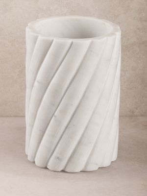  Taraz White Marble Wine Cooler