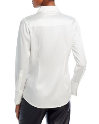 Silk-Blend Victoria Blouse