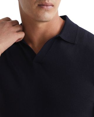 Duchie Short Sleeve Open Collar Merino Polo Shirt