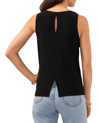 Sleeveless Back Cutout Top
