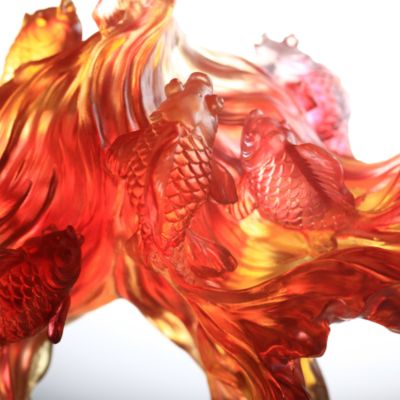 Rising New Era Goldfish Sculpture