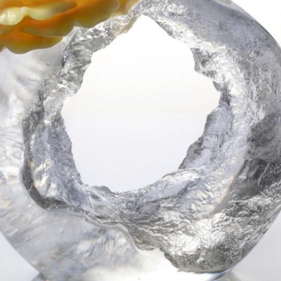 Singular Elegance Camellia Bloom Sculpture 