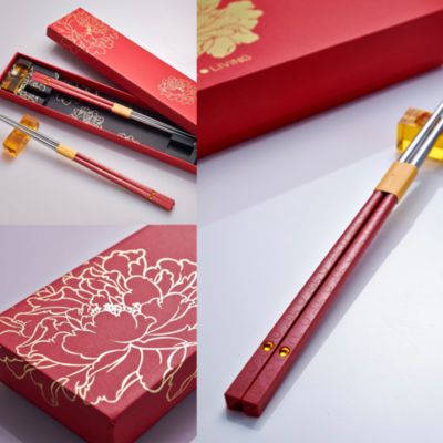 Blessed Chopsticks and Rests, Set of 2