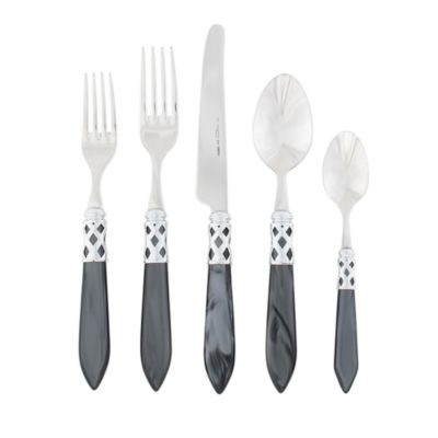 Vietri Aladdin Antique White 20 Piece Flatware Set