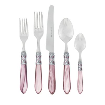 Vietri Aladdin Antique White 20 Piece Flatware Set