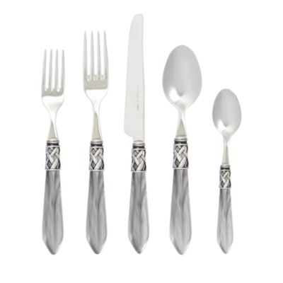 Vietri Aladdin Antique White 20 Piece Flatware Set