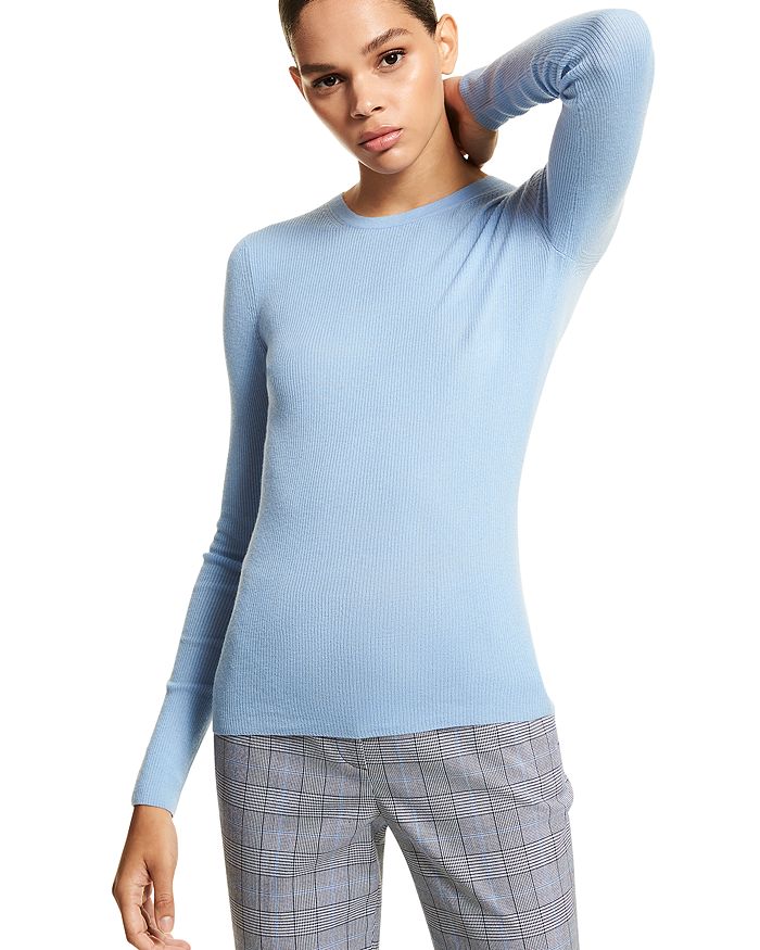 Michael Kors Collection Hutton Cashmere Ribbed Sweater | Bloomingdale's
