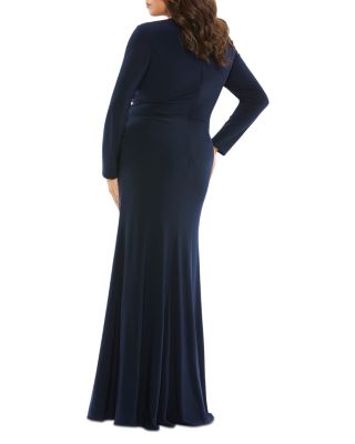 Twist Front Jersey Gown