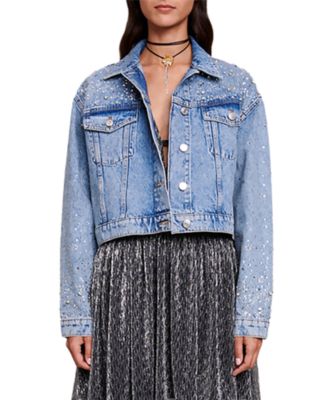 Maje denim jacket best sale