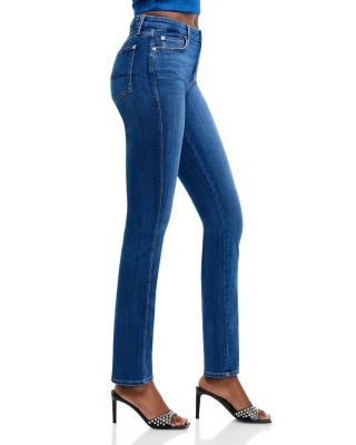 Slim Illusion Kimmie Mid Rise Straight Jeans in Luxe Love Story