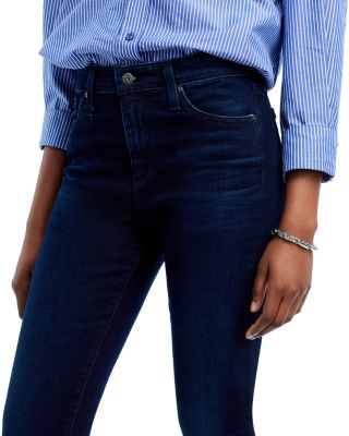 Mari Mid Rise Slim Straight Jeans