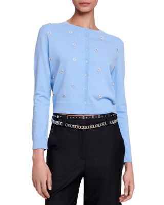 Maje Myperla Embellished Cardigan Bloomingdale's