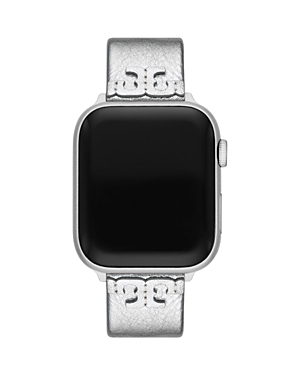 Tory Burch Mcgraw Band For Apple Watch In Silver