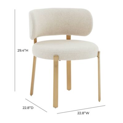  Margaret Performance Linen Dining Chair