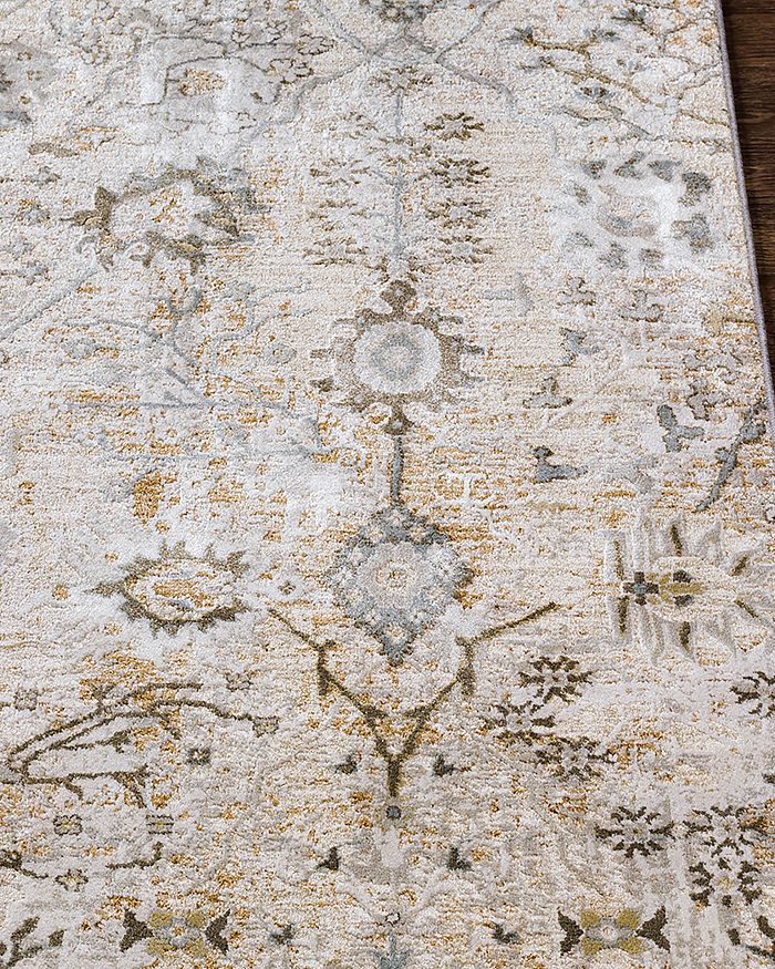 Shop Surya Brunswick Bwk-2311 Round Area Rug, 5'3 X 5'3 In Ivory/mist