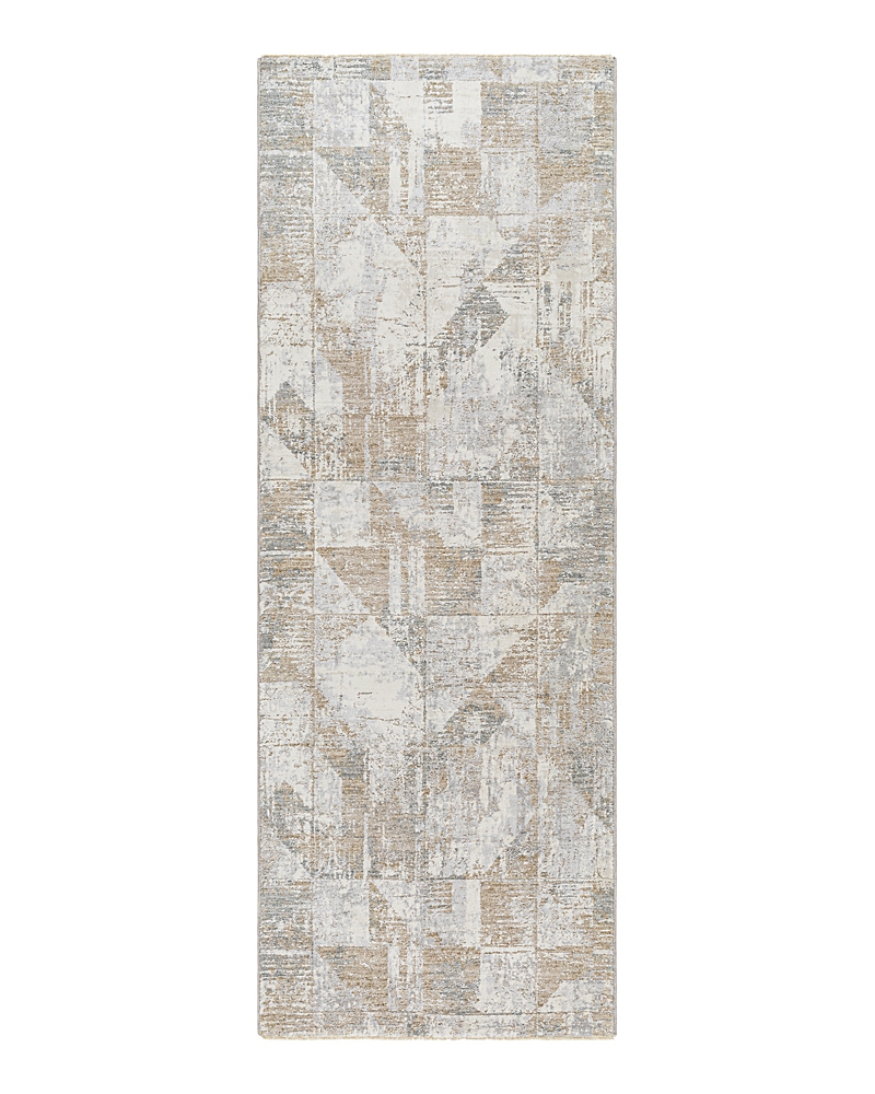 Surya Brunswick Bwk-2324 Runner Area Rug, 2'7 X 10' In Beige/gray