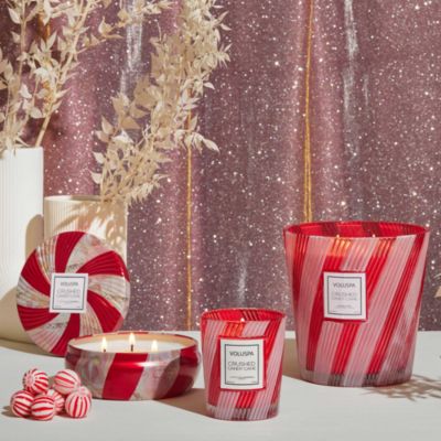 Crushed Candy Cane 3-Wick Candle