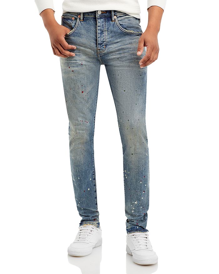 Spotted Indigo Jeans