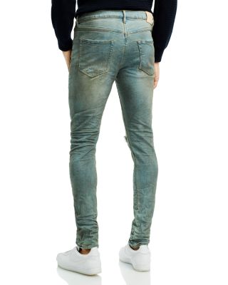 Skinny Fit Jeans in Light Dirty Wax