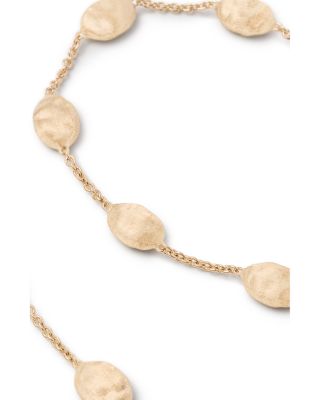 18K Yellow Gold Siviglia Bead Station Necklace, 16&amp;quot;