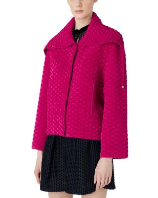 Emporio Armani - Geometric Quilted Blouson Jacket