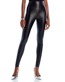 a new day, Pants & Jumpsuits, A New Day Womens Plus Size 2x Black  Highwaisted Split Hem Faux Leather Leggings