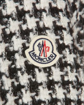 Houndstooth Tweed Mini Dress