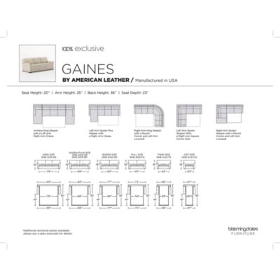 Gaines Fabric Queen Plus Sleeper Sofa