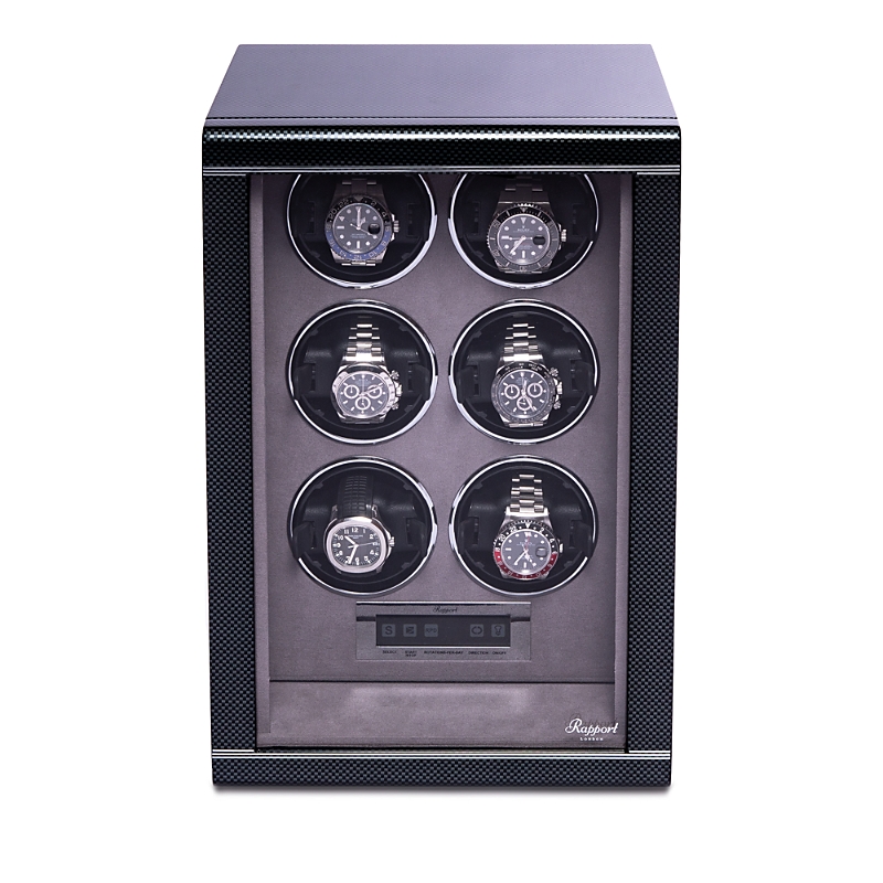 Rapport London Formula Six Watch Winder In Carbon Fiber