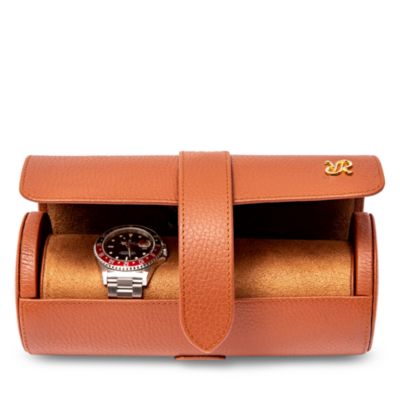 Berkeley Leather Three Watch Case