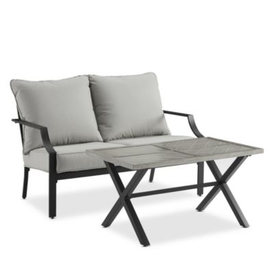 Crosley - Otto 2 Piece Outdoor Loveseat Patio Furniture Set