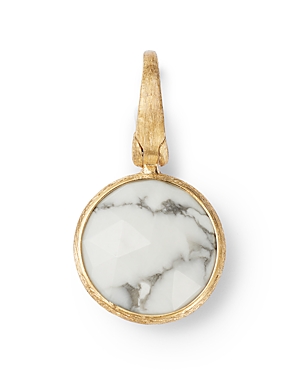 Marco Bicego 18k Yellow Gold Jaipur Color Howlite Bezel Pendant - 100% Exclusive In White/gold