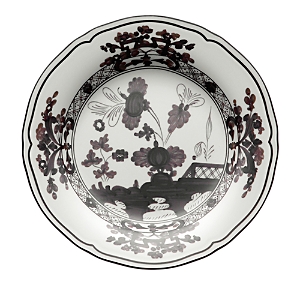 Ginori 1735 Richard Ginori Oriente Italiano Soup Plate In Gray