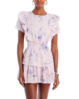 natasha cotton mini dress LoveShackFancy Natasha cotton mini dress LoveShackFancy