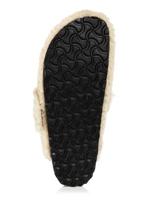 Birkenstock Women's Boston Big Buckle Teddy Shearling Clogs