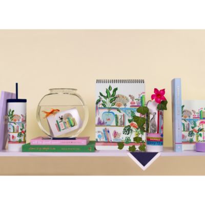 Bookshelf Spiral Notebook and Pen Set