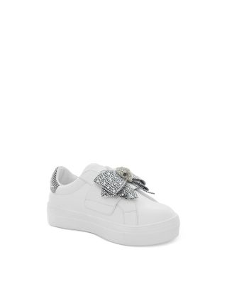 Girls' Mini Laney Bow Embellished Sneakers - Toddler
