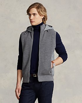 Polo Ralph Lauren - Hybrid Regular Fit Full Zip Hooded Sweater Vest 