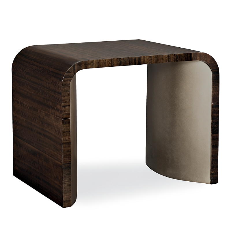 Caracole Streamline End Table In Espresso