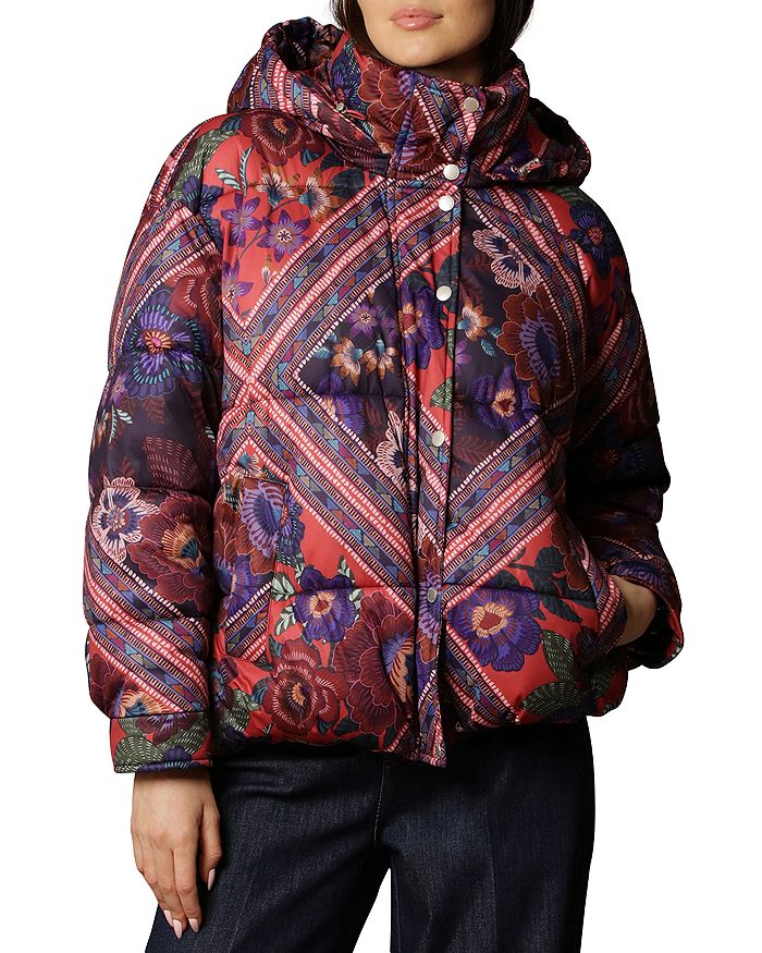 Avec Les Filles Quilted Hoodie Jacket