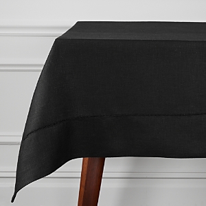 Sferra Festival Square Hemstitched Tablecloth, 66 X 66 In Black