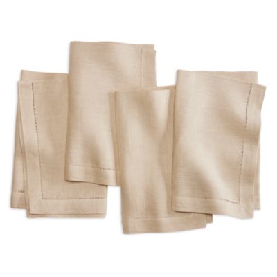 SFERRA Festival Dinner Napkins, Set of 4, Natural