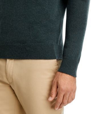 Slate Green Cashmere Quarter-Zip Sweater - Exclusive