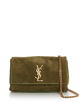 Saint Laurent - Kate Small Reversible Suede and Leather Crossbody 