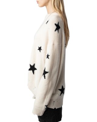 Unisex Markus Distressed Cashmere Sweater