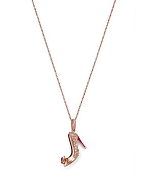 Bloomingdale's - Diamond High Heeled Pendant Necklace in 14K Rose Gold, 0.10 ct. t.w.