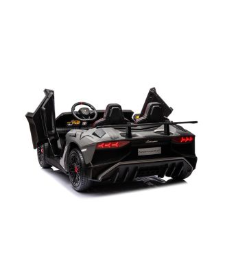 24V Lamborghini Aventador with Brushless Motor plus Differentia 2 Seater Ride-on Car - Ages 6-12